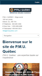 Mobile Screenshot of pmuquebec.com