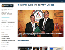 Tablet Screenshot of pmuquebec.com
